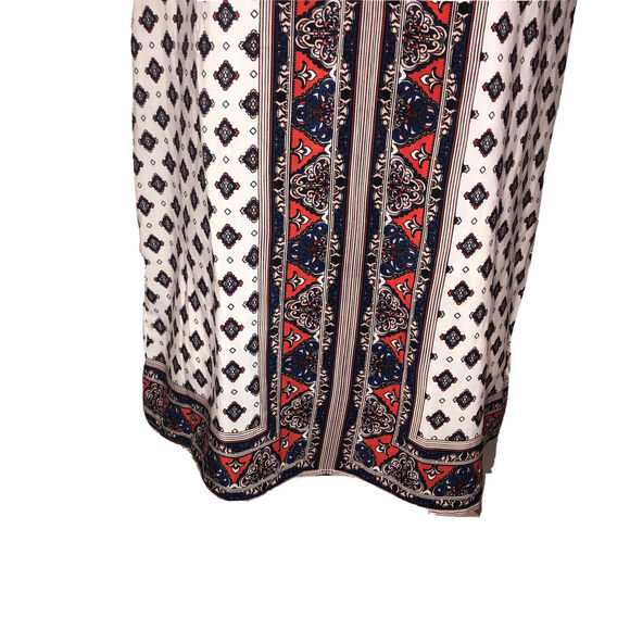 Jasmine &‎ Juliana Sleeveless Top Navy/Red Floral EUC Size M - Picture 4 of 11